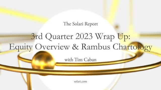 3rd Quarter 2023 Wrap Up: Equity Overview (Focus on Asset Classes) & Rambus Chartology with Tim Caban